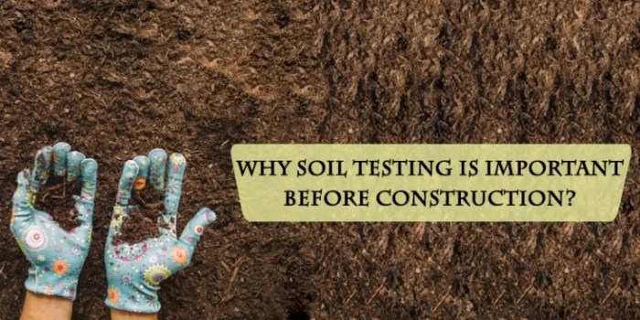 Soil construction testing before importance site axell bproperty preliminary surveys wireless services visits